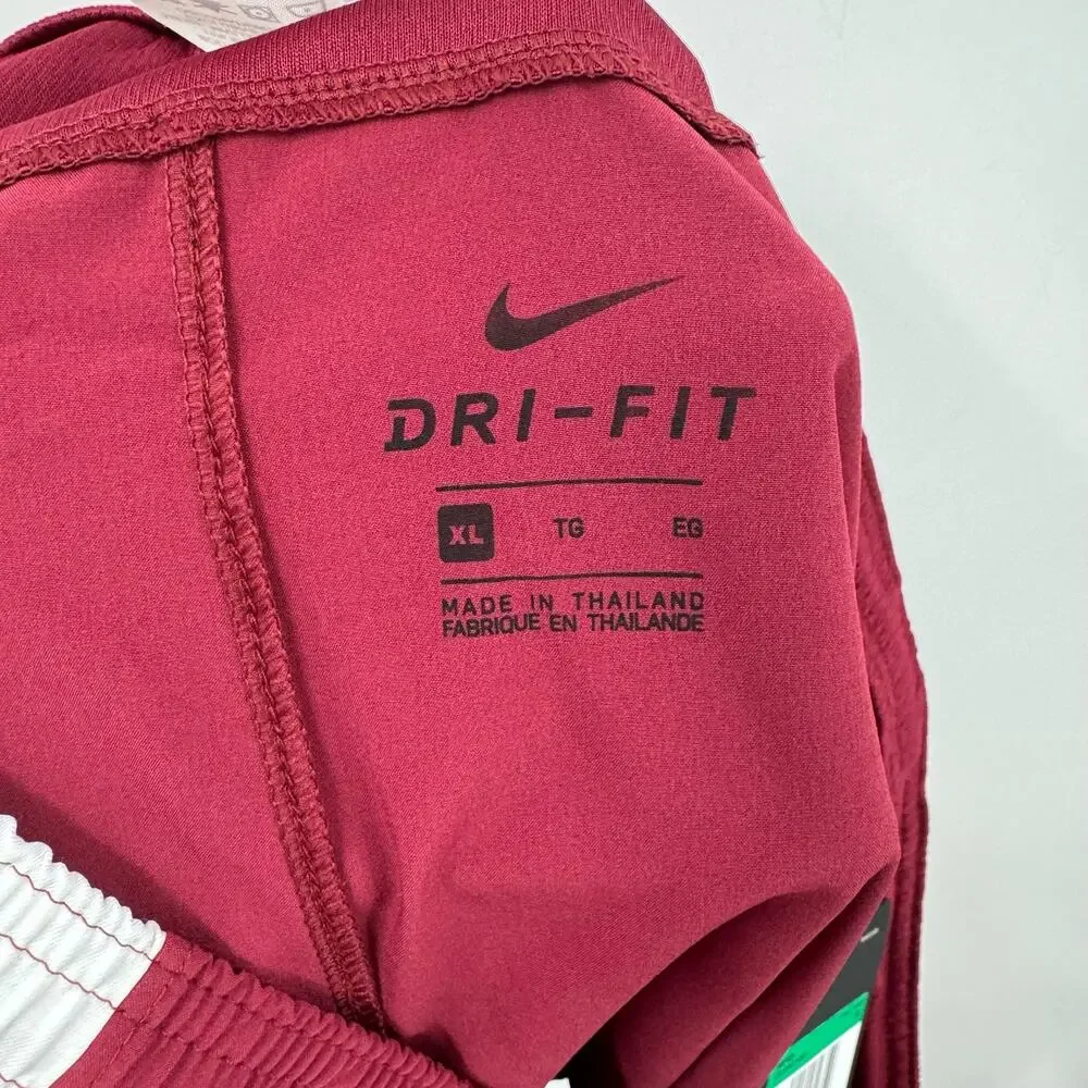 NWT Nike dry fit burgundy gym shorts